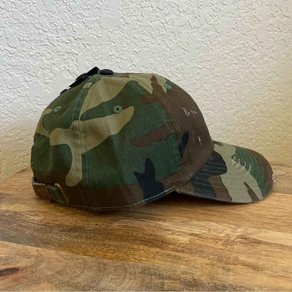 Newhattan Camouflage Distressed Cap